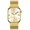 Gold, variant on Wearlizer Two Tone Metal Watch Band Compatible with Apple Watch Bands Women 38/40/41/42/44/45/46/49mm Rectangular Link Bracelet Stainless Steel Strap for Series 11/10/9/8/7/6/5/4/3/SE/Ultra