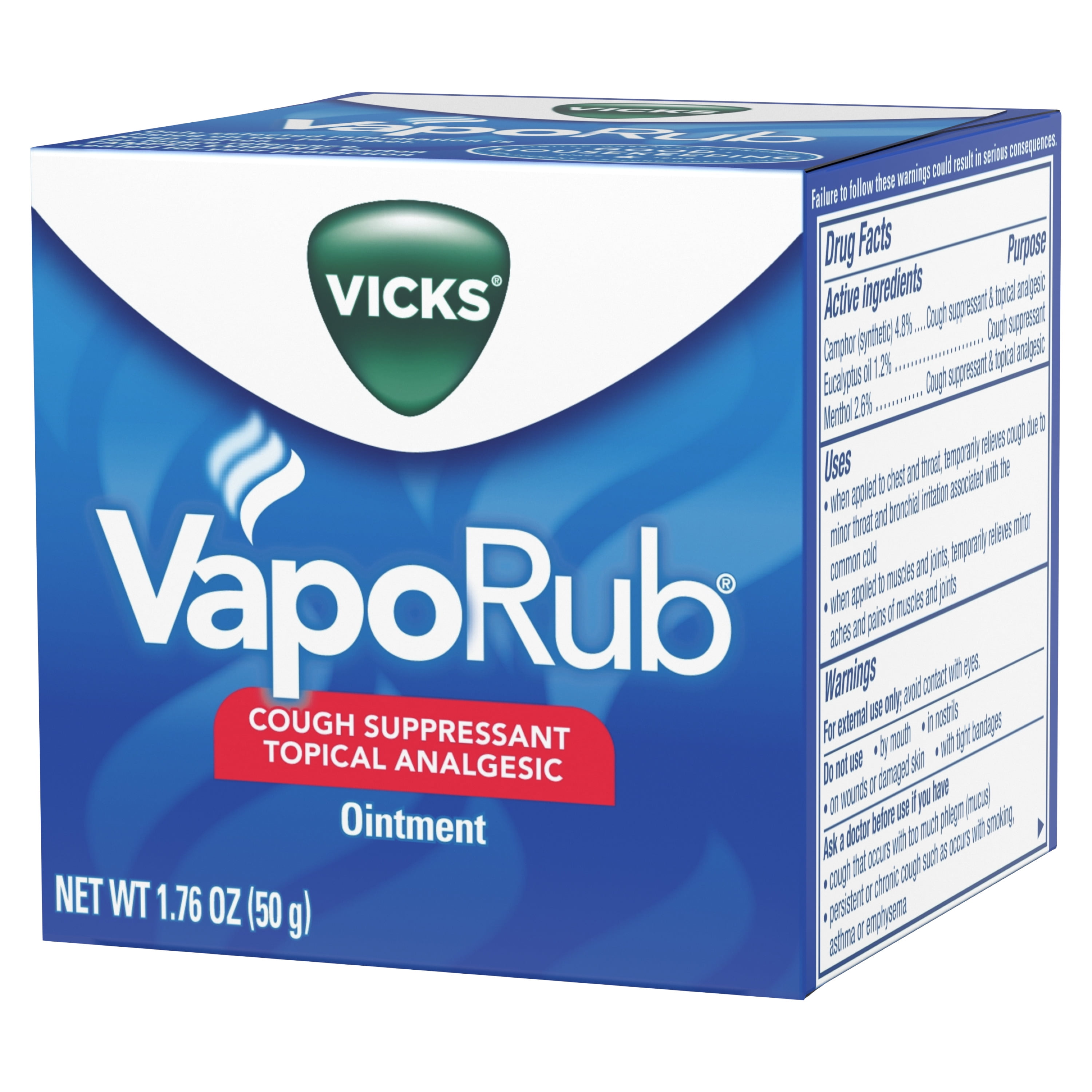 vick vaporub person ingredientes