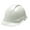 White, variant on Ridgeline Vented Cap Style 4 Pt Ratchet Suspension Hard Hat, Yellow