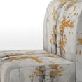 thumbnail image 4 of Designart "Tree Whispers Of Grey & Yellow I" Upholstered Floral & Botanical Accent Chair and Traditional Arm Chair - Multiple Color & Pattern, 4 of 7