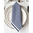 thumbnail image 2 of Cloth Napkins 1 Piece - 20x20 Inches, Farmhouse Navy Blue White Striped Washable Reusable Table Napkins, Modern Stripes Soft & Absortbent Dining Napkin for Party Wedding Hotel Restaurant, 2 of 8