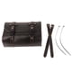 thumbnail image 1 of Alforjas universales para motocicleta, bolsa de almacenamiento de herramientas, bolsas laterales de cuero PU a prueba de intemperie Jadeshay  A, 1 of 9