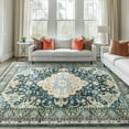 thumbnail image 7 of Ultrug Vintage Rugs Soft Accent Area Rug Retro Distressed Medallion Carpet for Bedroom Living Room Home Decor,5'x8',Green, 7 of 7