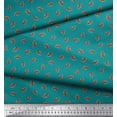 thumbnail image 2 of Soimoi Green Cotton Duck Fabric Fruits Print Fabric by Yard 56 Inch Wide, 2 of 3
