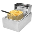 thumbnail image 1 of Hawsaiy 11.4 Qt Electric Deep Fryer with Baskets & Lids for Home Kitchen and Restaurant, 2500W, 1 of 8