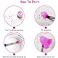 thumbnail image 4 of Pintura por números para adultos, kit de pintura al óleo de lienzo para principiantes, kit de pintura por número para adultos con pinceles, decoración de pared, flor de 16.0 x 20.0 in oso de fresa Hogar, 4 of 5