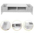 thumbnail image 4 of Shisuyan 1Pc Creative Monitor Shelf Multifunction Display Riser Rack Creative Storage Bracket for Home Office Desktop (White), 4 of 8