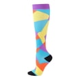 thumbnail image 3 of Caixia Adults Long Tube Socks Polyester with Simple Print Nice for Weekend Party Time Good for Home and Outdoor Fit for Running and Walking for Fall Winter Season, 3 of 4