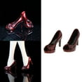 thumbnail image 3 of 1:6 Scale Stilettos Shoes For 12inch Dress Up Accessory Red Black, 3 of 8