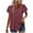 Red, variant on BLVB Women's Short Sleeve Tunic Tops Scoop Neck Summer T Shirt for Leggings Dressy Casual Loose Boho Vacation Blouse