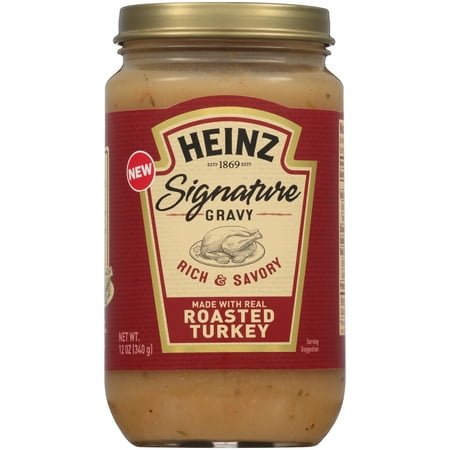 Heinz Signature Roasted Turkey Gravy, 12 oz Jar