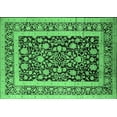 thumbnail image 1 of Ahgly Company Indoor Rectangle Oriental Emerald Green Industrial Area Rugs, 8' x 12', 1 of 4