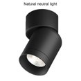 thumbnail image 3 of Advancent Luz descendente de aluminio 220V LED ergonómico anodizado disipación de calor interior hogar sala de estar estudio porche lámpara de Iluminación y accesorios Carcasa negra 4000K Advancent HA066350-06, 3 of 6