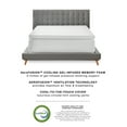 thumbnail image 3 of Bodipedic Essentials 3-inch Gel Memory Foam Mattress Topper with Cooling Cover, Twin, 3 of 4
