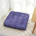 thumbnail image 3 of Retro Dots Meditation Pillow&nbsp;– 22x22 Inch Square Cushion, Dutch Velvet, Vintage Red Polka Dots (50s-Inspired Classic Style for Lounge & Yoga), 3 of 7