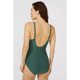 thumbnail image 2 of Debenhams - Bañador Entero de Una Pieza Texturizado para Mujer (Verde), 2 of 3