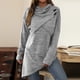 thumbnail image 2 of Suéter de punto empalmado de manga larga con cuello alto de Color sólido informal a la moda para mujer Fridja  fksj4910, 2 of 5