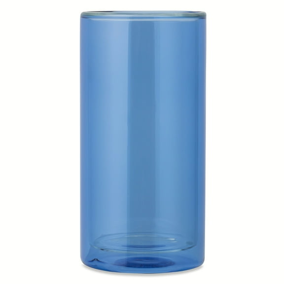 Thyme & Table 16 fl oz Blue Double Wall Drinking Glass