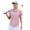 Light Pink, variant on Polo Shirts for Women Moisture Wicking Golf Shirt Half Zip Pullover Curved Hem Athletic Tennis Tops
