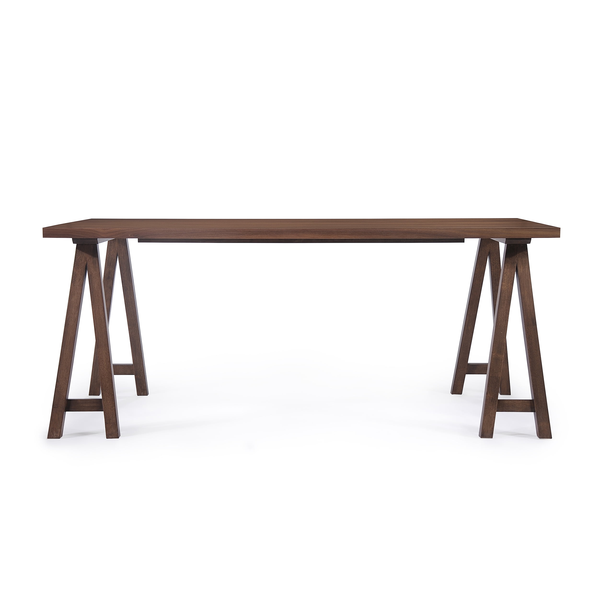 Noble House Montecito Modern Farmhouse Wood Dining Table, Natural Walnut