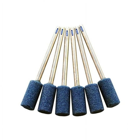Blue Mounted Stones Medium Coarse 6.5 X 13mm Pkg Of 6 Jewelry Flexshaft Rotary