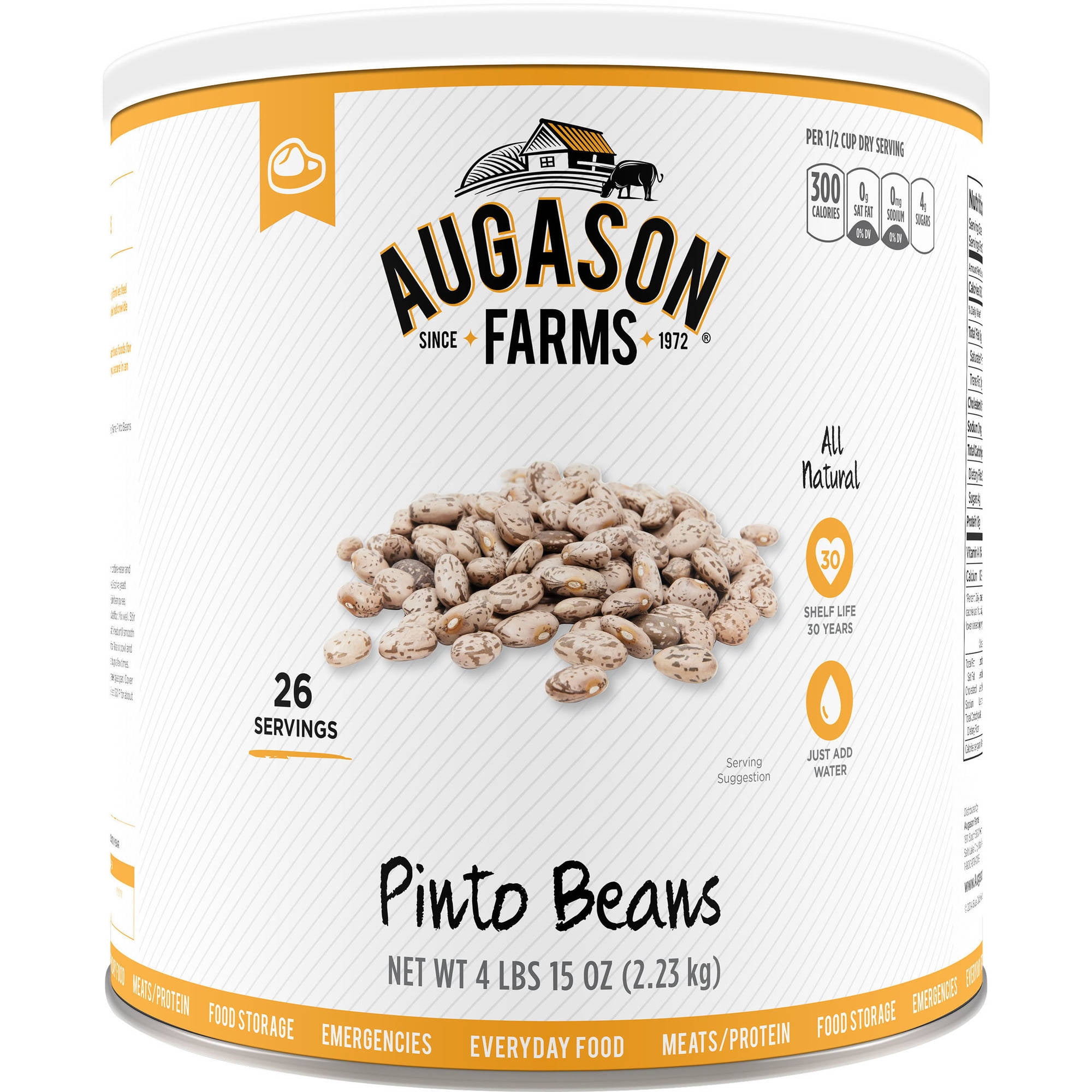 Augason Farms Pinto Beans, 5 lbs by Generic