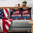 thumbnail image 5 of Memorial Day Decorations Pillow Cases, America Flag Double Sides Print Cushion Cover for Bed Sofa Cartoons Tetragonum Couch Pillow Cover, 5 of 5