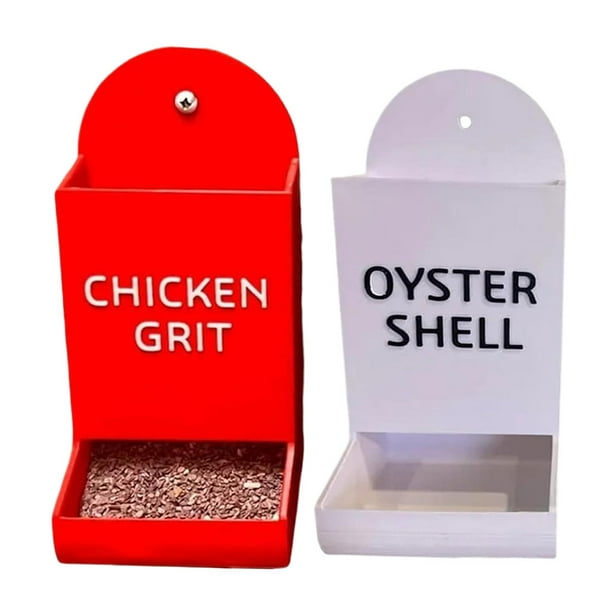 Alimentador Pollo Automático Sin Residuos Accesorios Gallina () Rojo Blanco