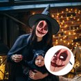 thumbnail image 4 of FELTECHELECTR Máscara de fantasma de terror aterradora, máscara de Halloween espeluznante, máscara de demonio sonriente, disfraz para decoraciones de Halloween, accesorios para fiestas de cosplay, 4 of 6