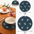 thumbnail image 3 of Cactus 2 Pack Pot Holders Trivets, Heat Resistant Hot Pads for Kitchen Table Decoration Trivets for Hot Dishes/Pot/Bowl/Teapot/Kitchen Hot Pads Trivets, 7" + 9.45", 3 of 7
