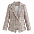 thumbnail image 5 of Women Blazer Work Clothes Open Front Corporate Outfits Dress Jackets Interview Outfits Fall Coat Long Sleeve Professional Outfits Suit Jackets Jackets for Women, 5 of 5