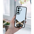 thumbnail image 5 of WIRESTER Shockproof Soft Rubber Cover Case for Samsung Galaxy S26+ / S26 Plus 6.7" 2026, Animal Siamese Kitten Cat On Pale Aqua Background, 5 of 5