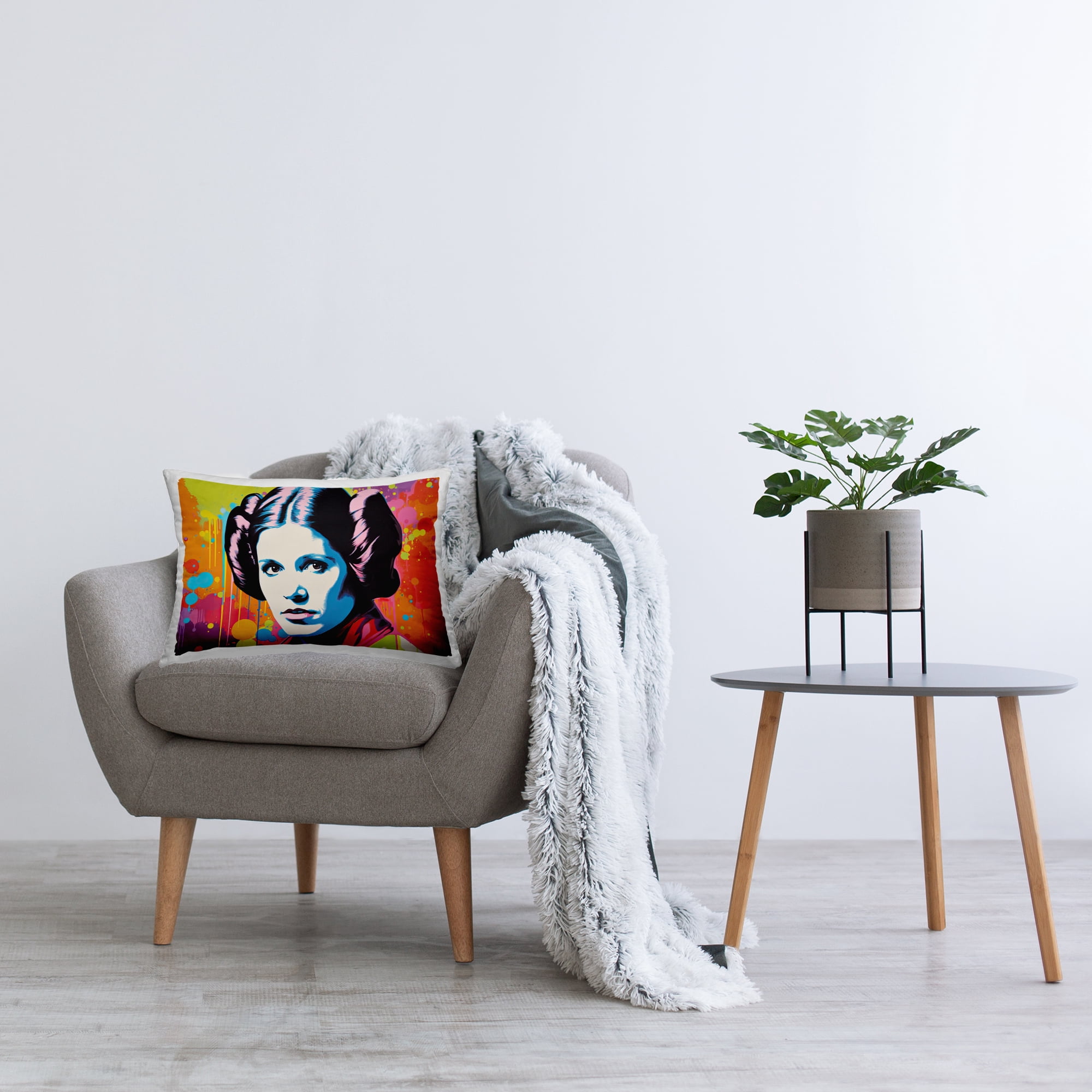 Stupell Industries Patterned Modern Character Decorative Printed Throw Pillow, 14 x 20