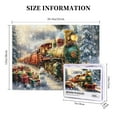 thumbnail image 5 of 500 PCS Exquisite Christmas Train & Gift 500 Piece Puzzle For Adults,Enjoy The Puzzle Solving Process,Classic Christmas Wooden Puzzles Gifts,Great For Relaxation And Display For Puzzle Enthusiast, 5 of 6