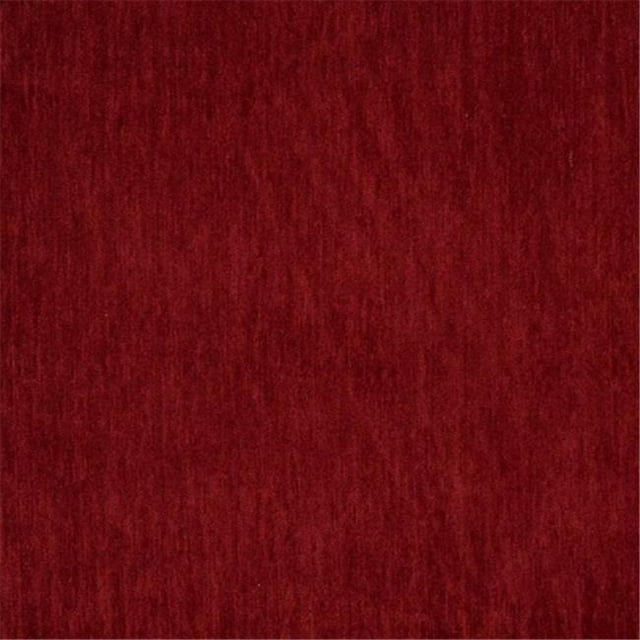 Designer Fabrics D788 54 Po. Large Rouge Foncé, Chenille Commercial, Tissu d'Ameublement Résidentiel et d'Église