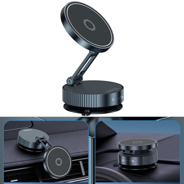 Vacuum Suction Cup Car Support Navigation Collapsible Rotary Lift Stand Desktop