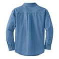 thumbnail image 6 of Yellow Rooster Women's Long Sleeve Value Denim Shirt Faded Blue 4XL, 6 of 6