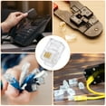 thumbnail image 5 of Uxcell Telephone Modular Plug Male RJ9/RJ10/RJ22 Connectors, Copper Core 4P4C Clear 20pcs, 5 of 5