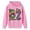 Pink, variant on Tiweut Mardi Gras 67 Hoodie Funny 6 7 Sweatshirt Unisex,Black