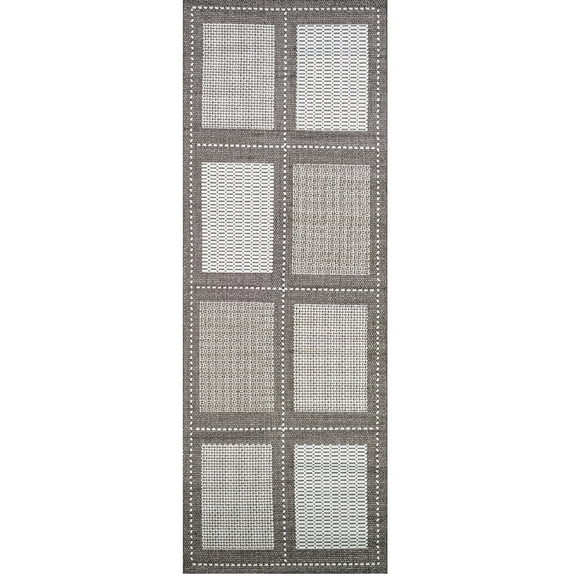 Couristan Recife Summit Area Rug, 2'3" x 11'9" Runner, Grey-White