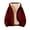 Wine#027, variant on HAJWOH Fleece Sherpa Hoodie for Men with Zipper Big Tall Fleece Lined Hooded Sweatshirt Long Sleeve Heavy Weight Pullover Fall Winter Oversized Sweater Wine 2XL
