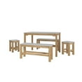 thumbnail image 1 of Manhattan Comfort CSS405 47.25 in. Stillwell Rectangle Dining Set, Gray & Natural Wood - 5 Piece, 1 of 1