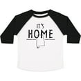 thumbnail image 3 of Inktastic It's Home- Alabama State Outline DIstressed Text Boys or Girls Toddler T-Shirt, 3 of 5