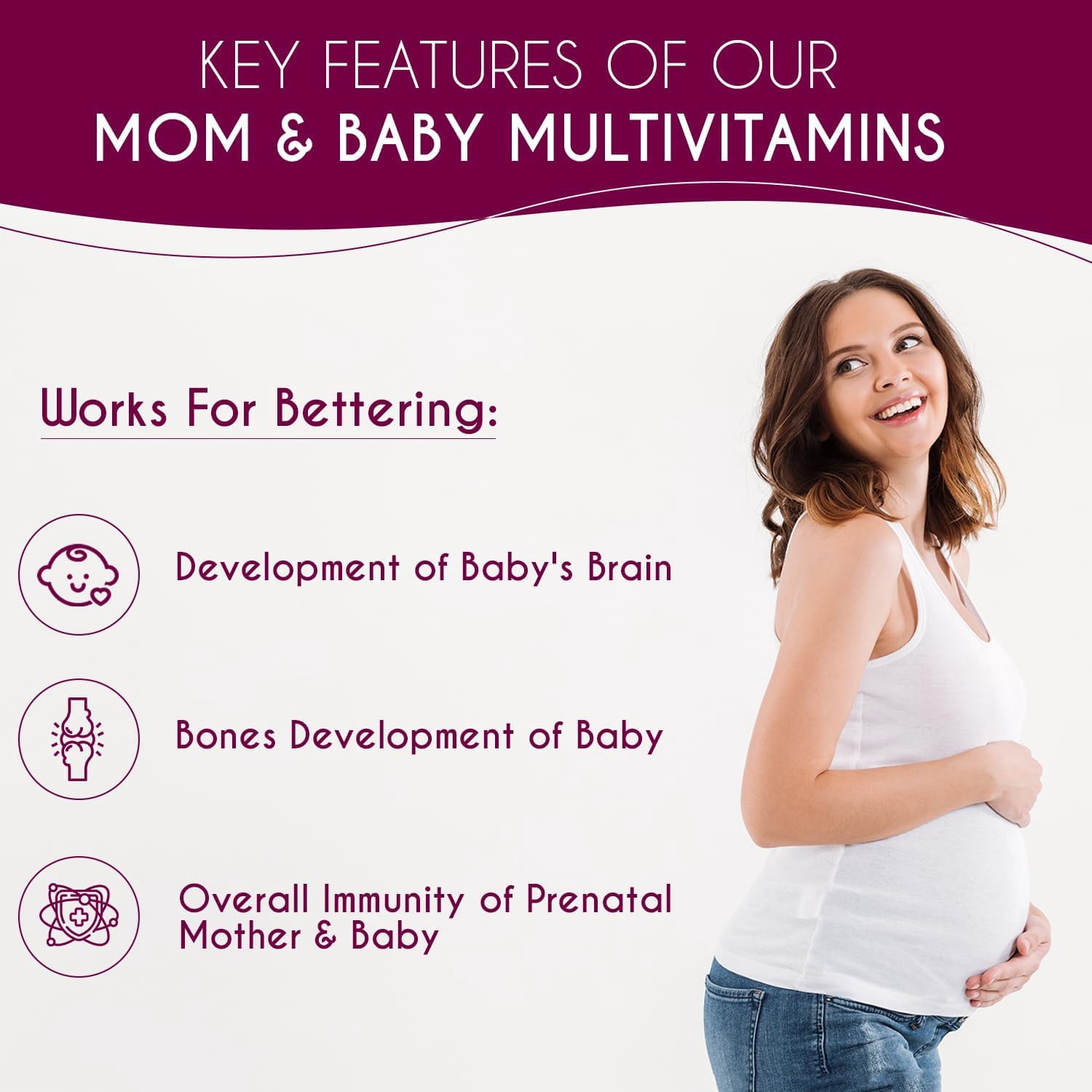 Morlux Naturals Essential Prenatal Multivitamin with Folic Acid, DHA, and Calcium, 60 Capsules