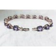 thumbnail image 2 of Amethyst Tennis Bracelet in Silver,Women wedding valentine gift,gold plated, 2 of 5