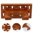 thumbnail image 2 of 1pc Wall-mounted Cucurbit Flute Storage Rack Wooden Cucurbit Flute Rack, 2 of 7