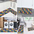 thumbnail image 5 of Pioneer Flower Floral Print Pattern Kitchen Rugs Sets Of 2, Anti Fatigue Non Slip Washable Floor Mats for Kitchen Sink Laundry, 17X30 Inch + 17X47 Inch, 5 of 6