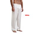 thumbnail image 2 of woshilaocai Mens Silk Satin Pajamas Lounge Pants Sleepwear Boxer, 2 of 5