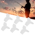 thumbnail image 4 of Fundas de seguridad para anzuelos de pesca, 50 piezas, color blanco, triples, anzuelos triples, fundas de seguridad, capuchones para anzuelos triples, funcionalidad inteligente, 4 of 14