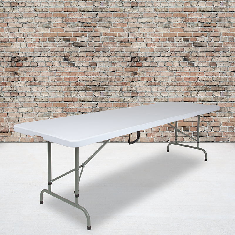 8ft 3 Metre 1 Metre Aluminium Folding Table Trade Show Lightweight Height Adjust 
